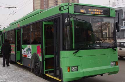 На городские маршруты выходят новые автобусы