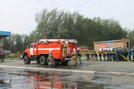 На соревновании пожарных частей Новосибирской области победила ПЧ-37 из Краснообска