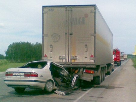 На трассе М-51, в НСО столкнулись сразу восемь автомобилей