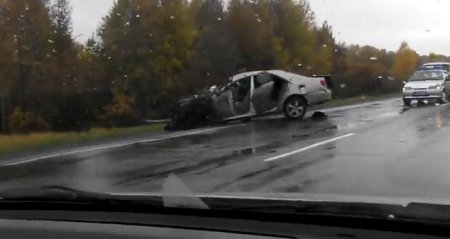 В Новосибирской области полицейский совершил ДТП, двое погибли